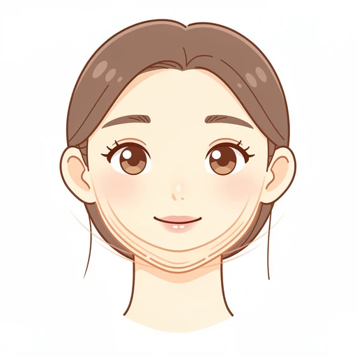 V 臉線條與嘴邊肉